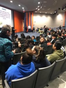 Students in auditorium